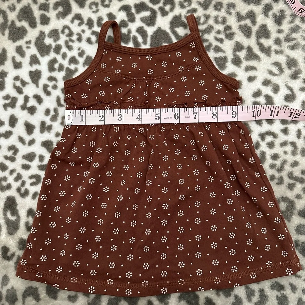 NWOT babyGap Babydoll Tank Top in Brown Size 18-24 Months Toddler Girls